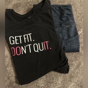 Workout Tee and Leggings